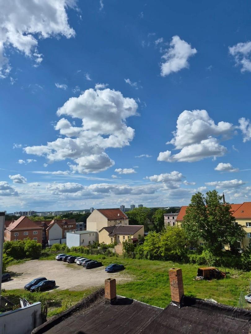 Blick aus Schlafzimmer / Küche