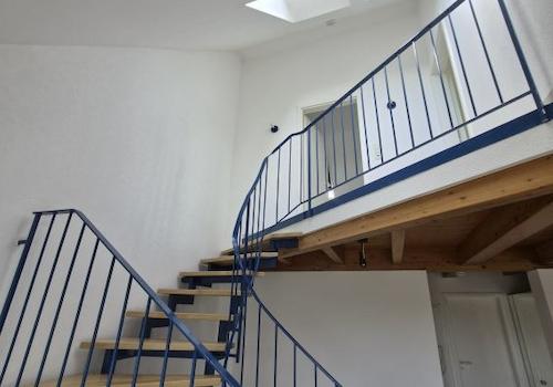 Treppe zur Galerie