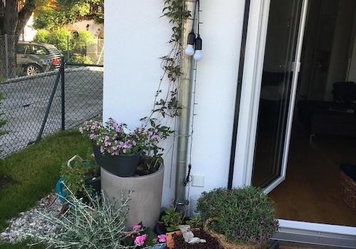 Terrasse und Türe