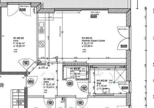Grundriss Wohnung