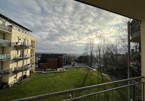 Fernblick vom Balkon