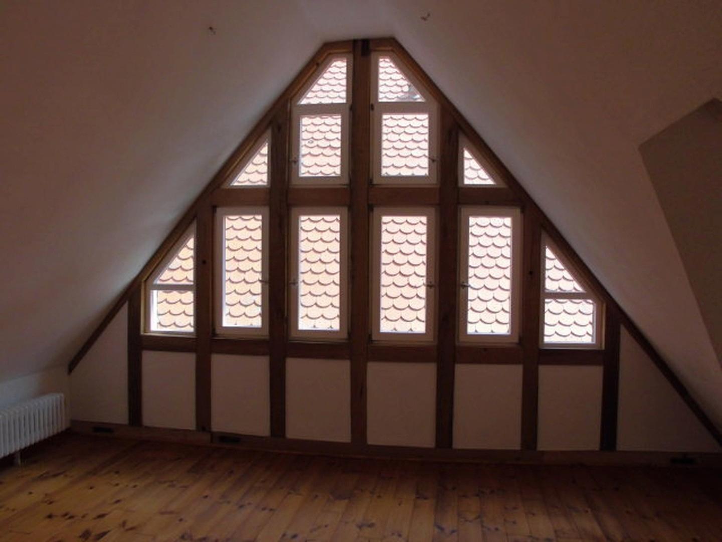 Verglaster Giebel