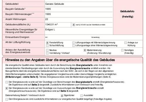 Energieausweis