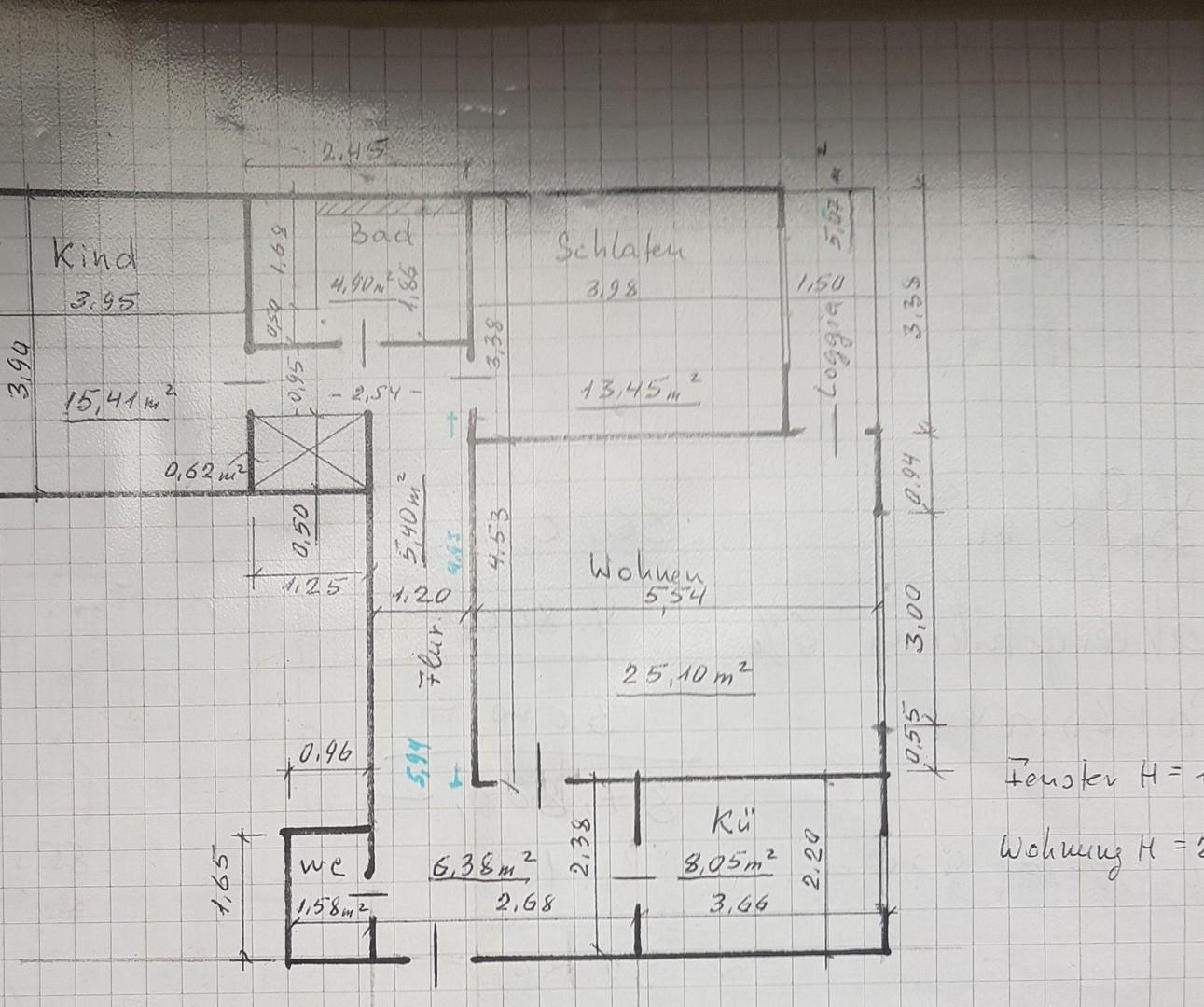 Grundriss Wohnung