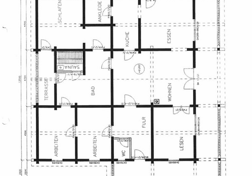 Grundriss Haupthaus
