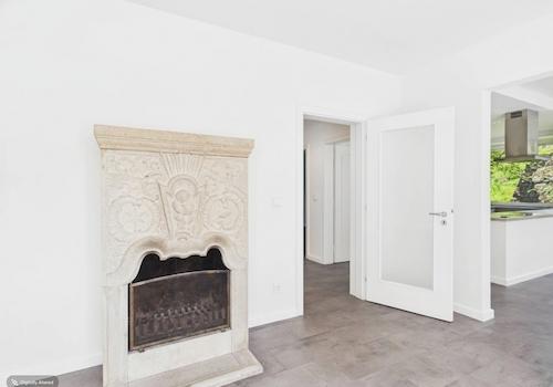 Kamin im Wohnzimmer