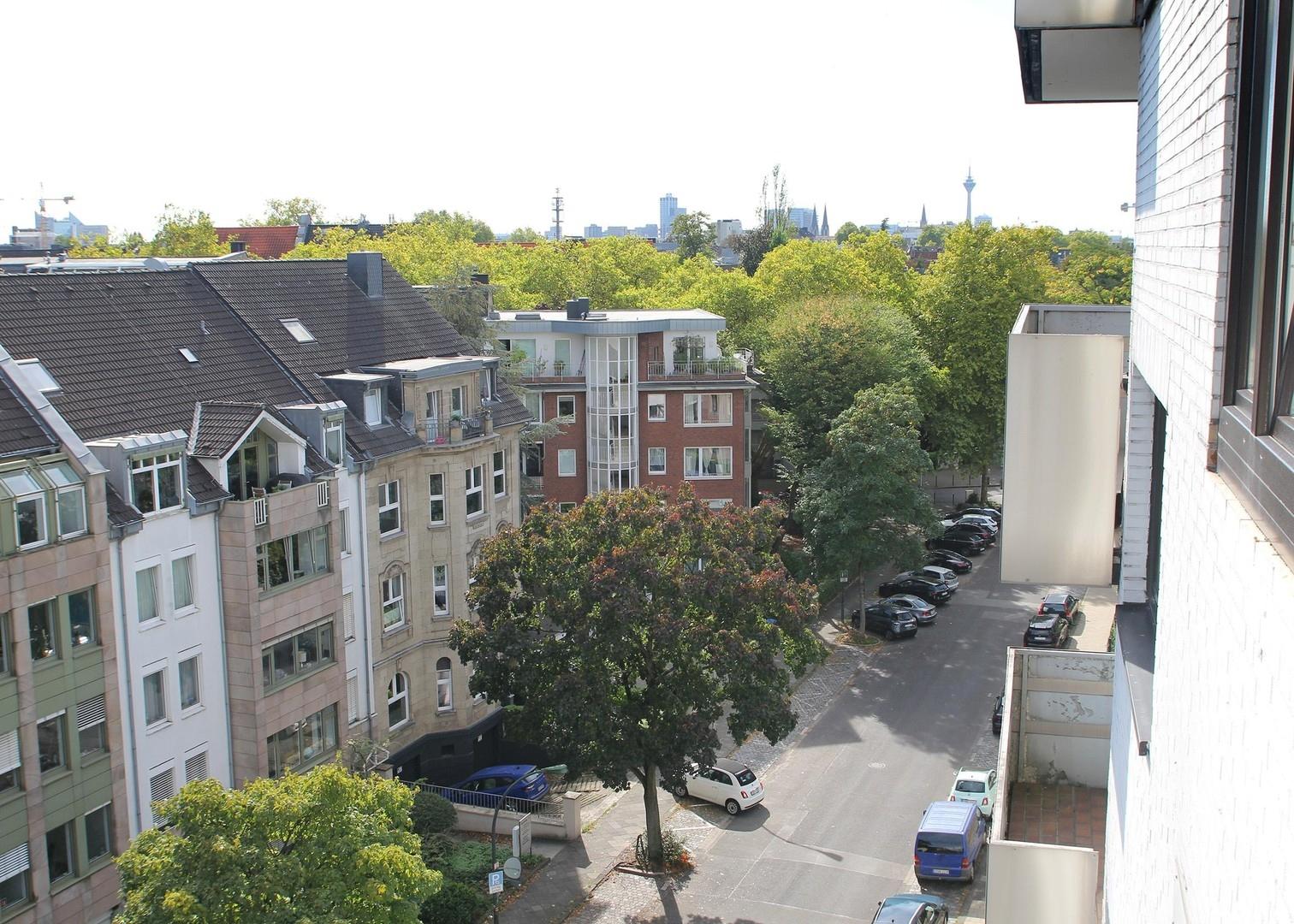 Blick vom 2. Balkon