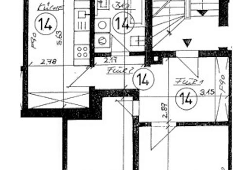 Grundriss WE14