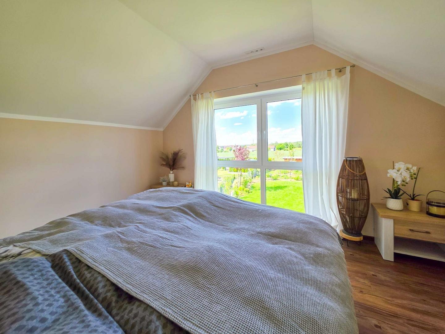 Blick aus dem Schlafzimmer