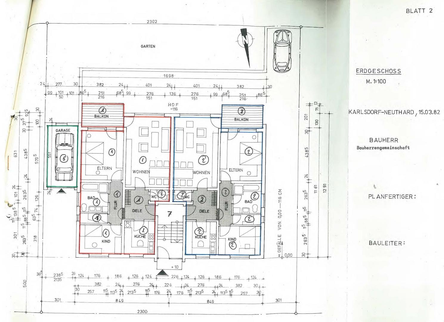 Grundriss Wohnung Nr.2