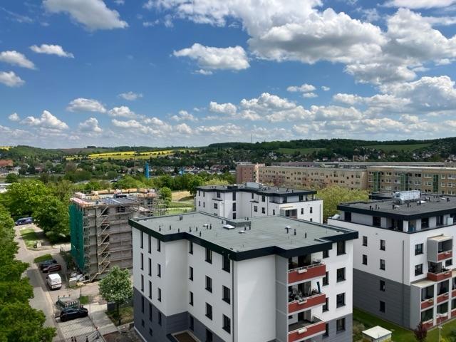 Ausblick Kinderzimmer und Schlafzimmer.