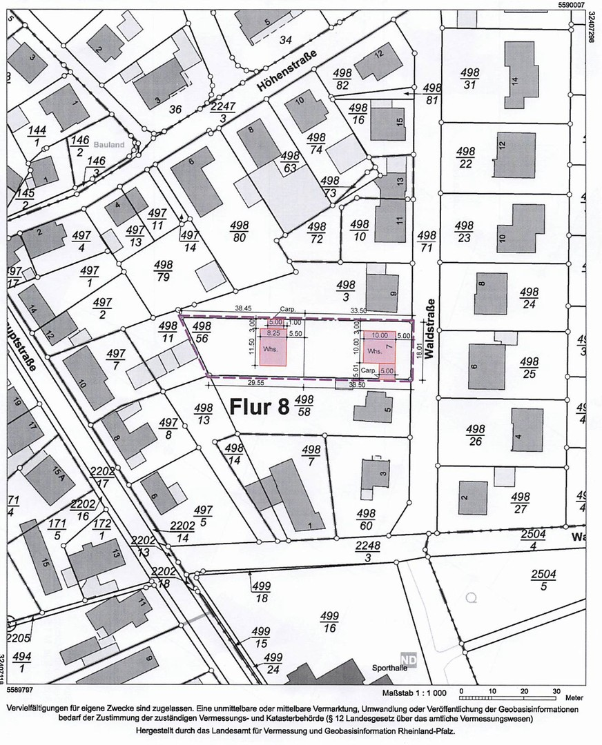 Planbeispiel zwei Häuser