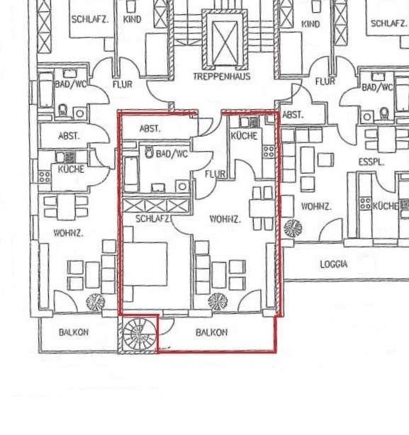 Grundriss WE 4