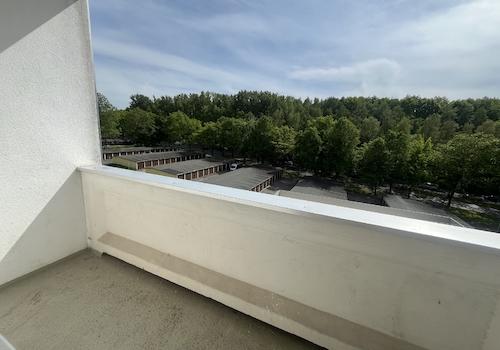 Blick vom Balkon