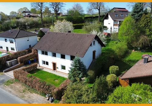 Seitenansicht mit Blick auf den 2. Eingang