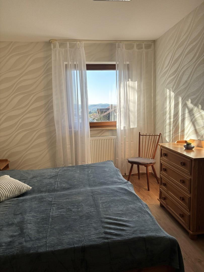 Morgensonne im Schlafzimmer