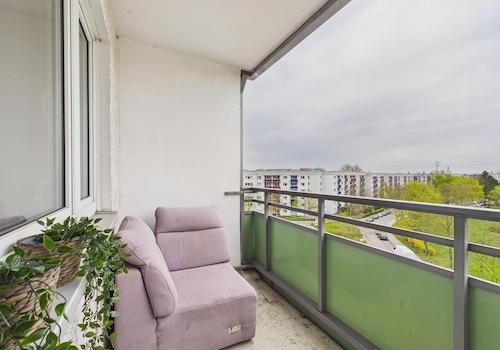 Ausblick vom Balkon