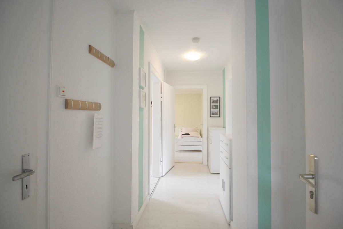 Blick in den Flur DG-Wohnung
