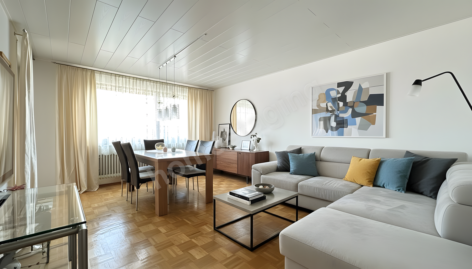 Wohn-Esszimmer Home Staging