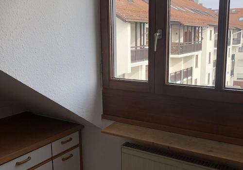Küchenbereich, großes Fenster