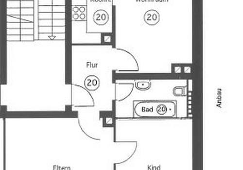 Grundriss Whg 20
