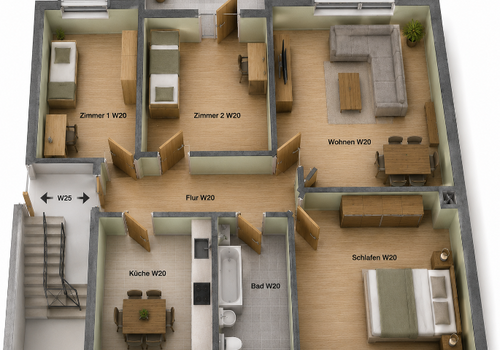 Grundriss 3D