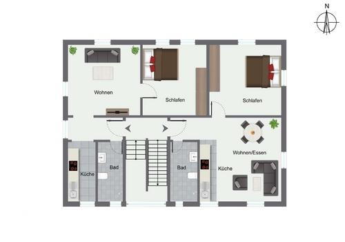 2 OG Wohnung 5 u 6