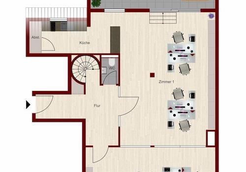 306412Grundriss Büro Ebene 1