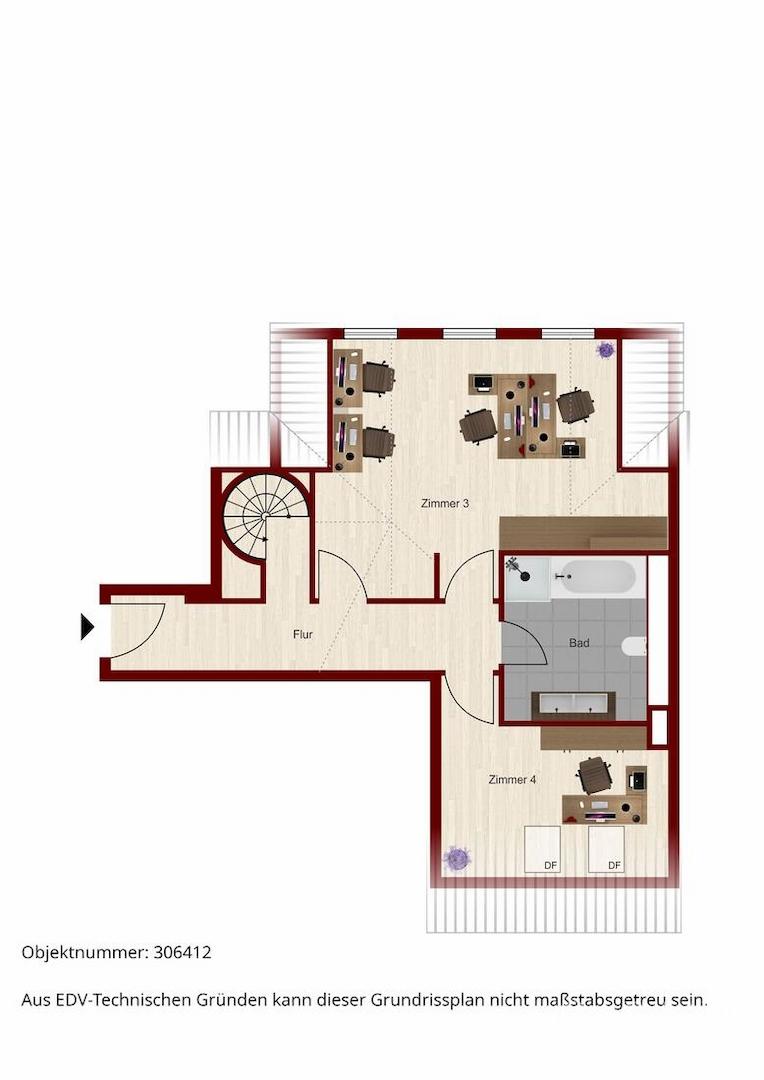 306412Grundriss Büro Ebene 2