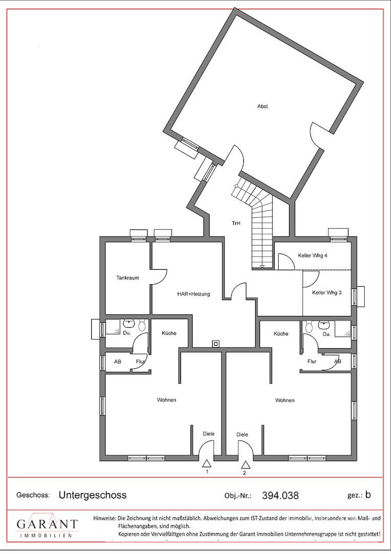 Grundriss Untergeschoss
