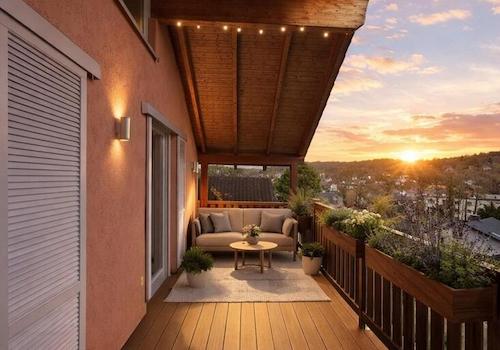 Balkon Ansicht KI