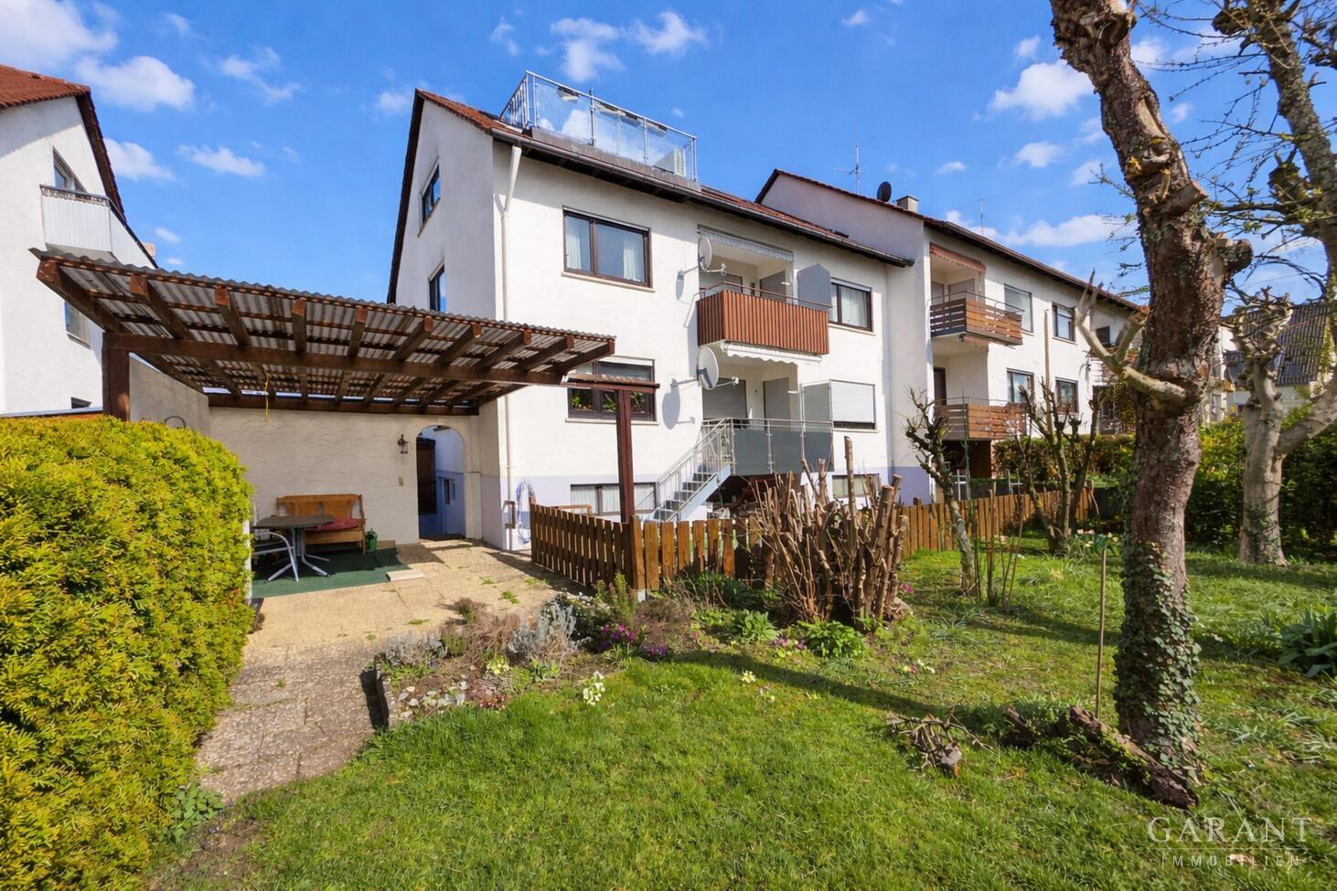 Hinteransicht Haus