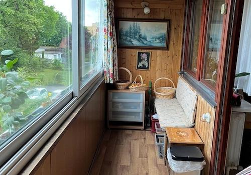 überdachter Balkon