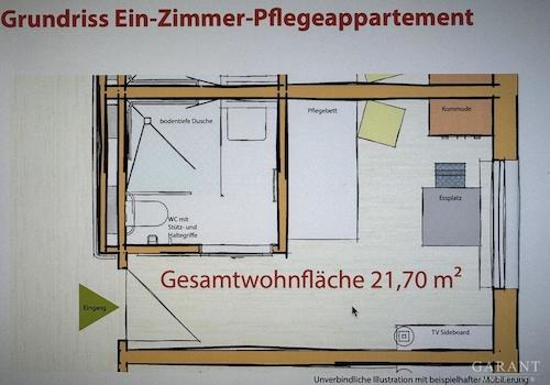 Bild Grundriss Appartement