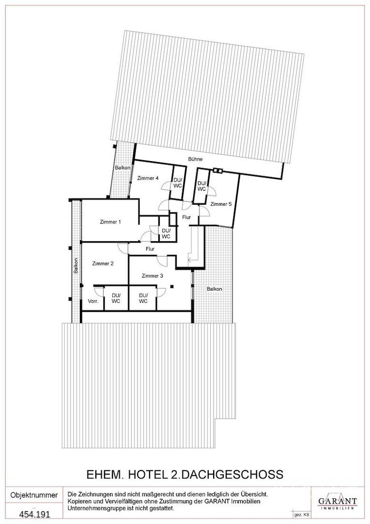 Hotel 2. Dachgeschoss