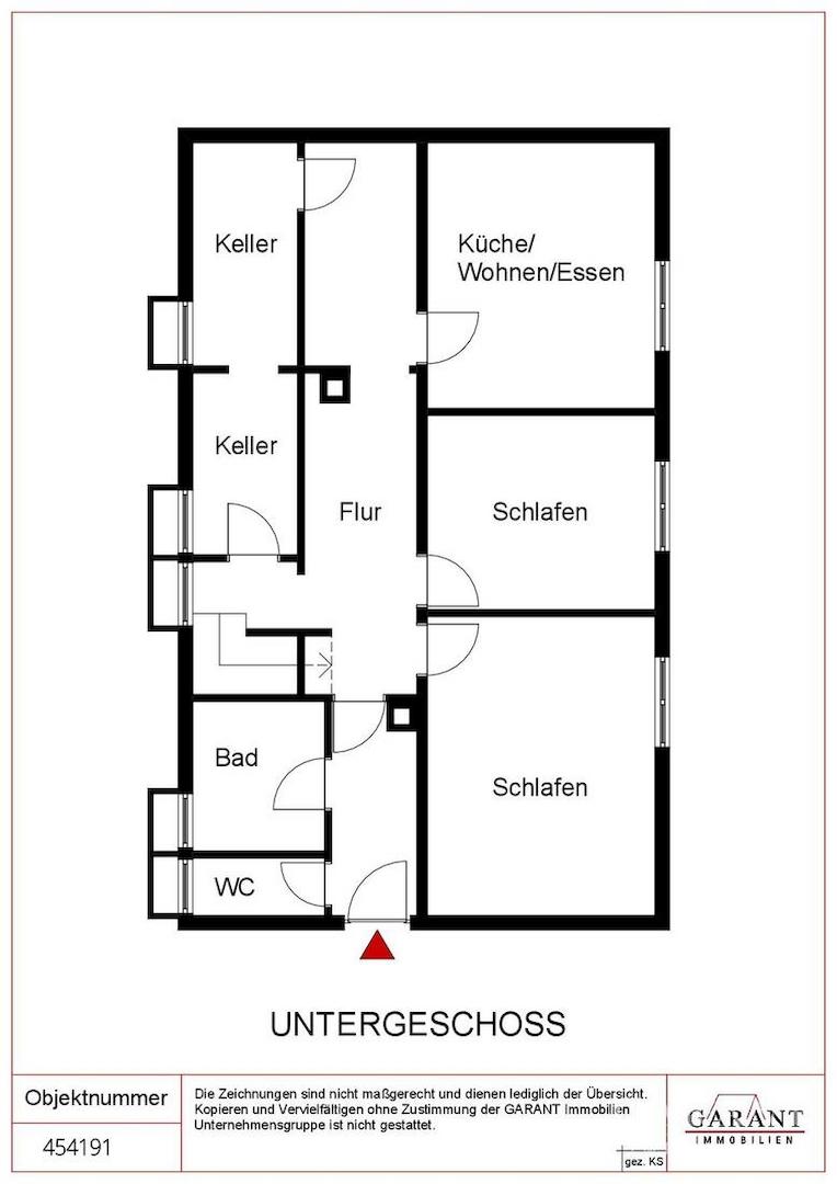 Untergeschoss - Wohnhaus