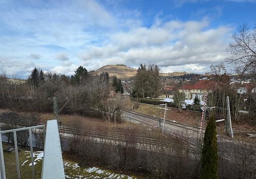 Schöner Ausblick vom Balkon