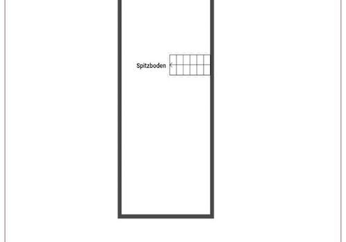 Grundriss Spitzboden
