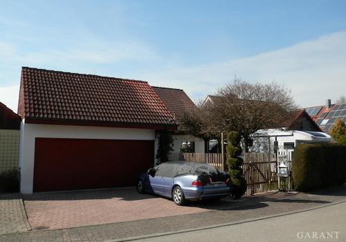 Doppelgarage Wohnmobilstellplatz