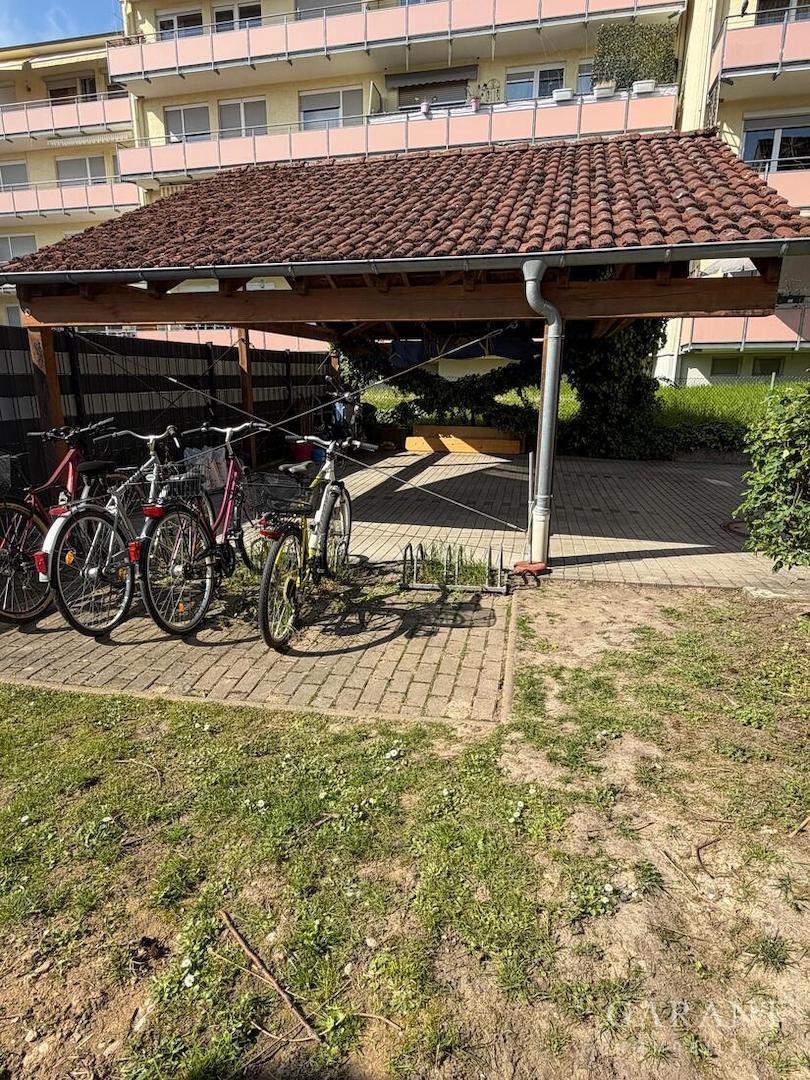 Carport:Fahrrad