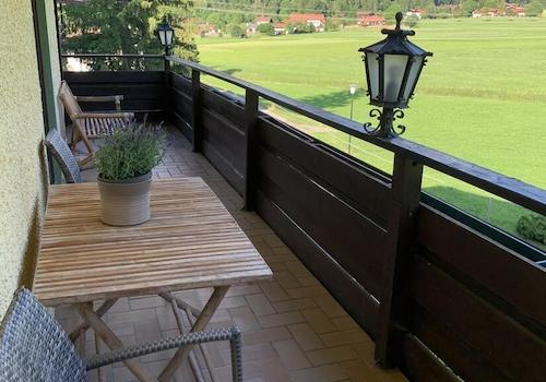 Blick vom Balkon