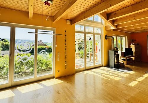 Fensterfront Ess.- und Wohnzim