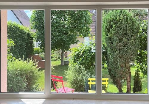 Blick auf Terrasse