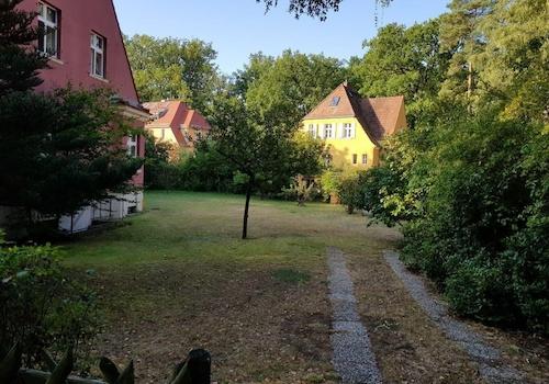 Auffahrt und Garten