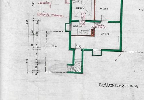 Grundriss Keller
