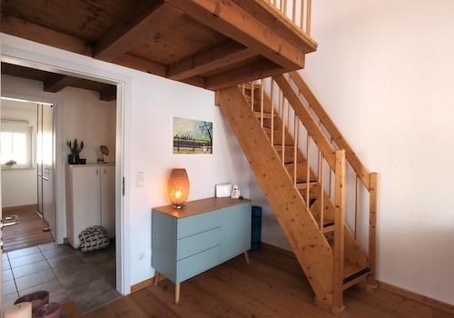 Treppe zur Galerie