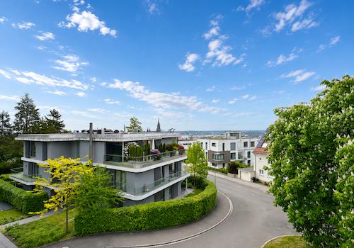 Ausblick Balkon