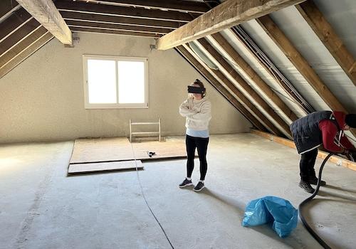 Ausbaufläche Dachgeschoss