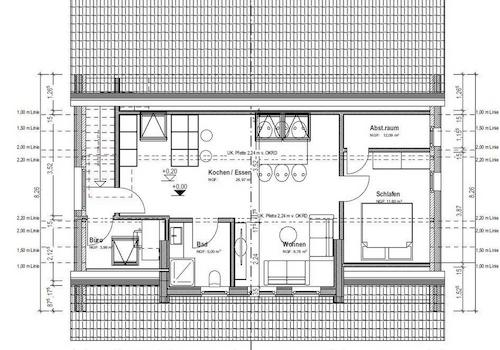 Entwurf Ausbau Wohnung DG