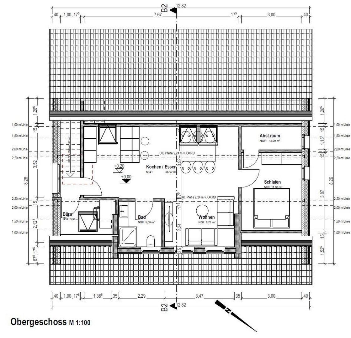 Entwurf Ausbau Wohnung DG
